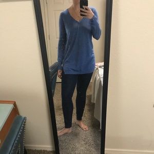 Blue sweater, light GAP